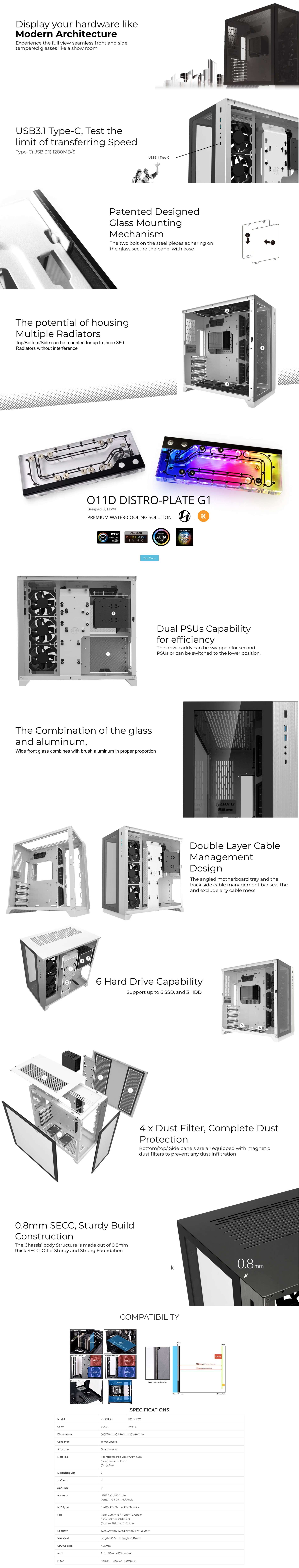 Lian Li Pc O11 Dynamic Black Lancool O11 Dynamic